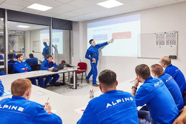 Le Groupe Renault inaugure la nouvelle ligne de production de l’Alpine A110 à Dieppe 146414212016712017FabricationdelAlpineA110lusinedeDieppe