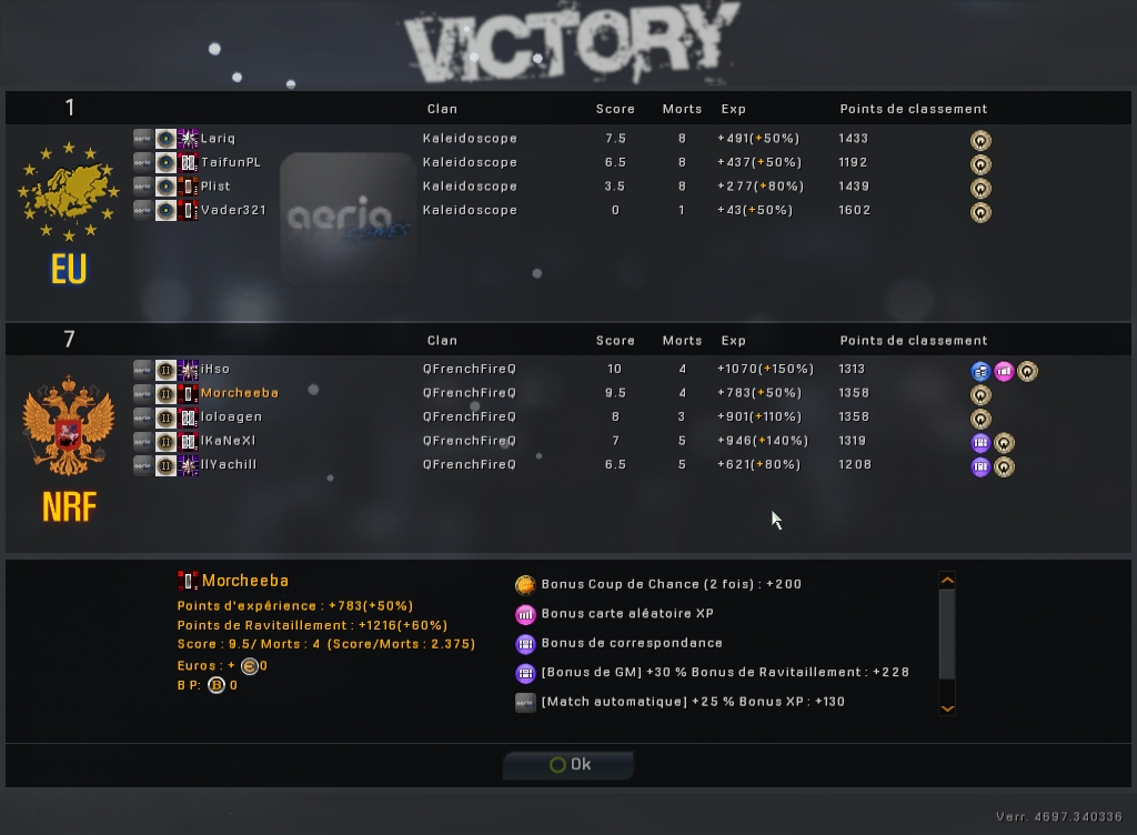 Screenshots fin de match  148098Victoire10