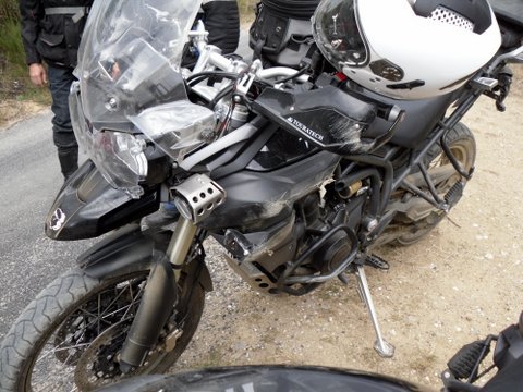 RAID Triumph TIGER 800, bonheur et galères......... 148450SDC15563