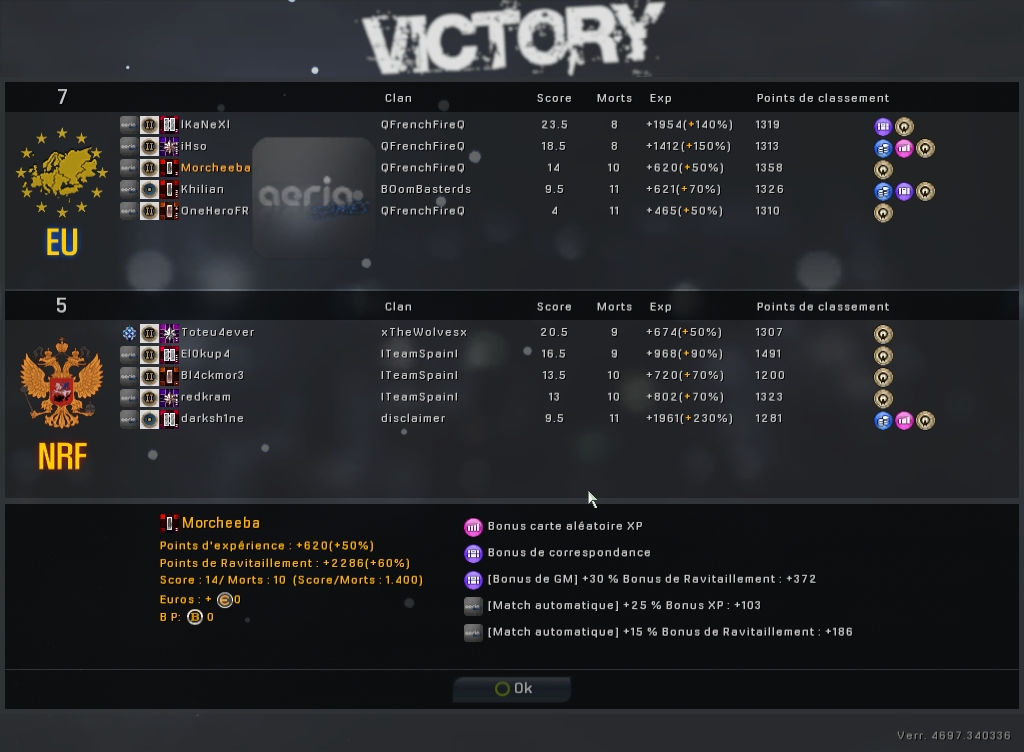 Screenshots fin de match  149258Victoire4