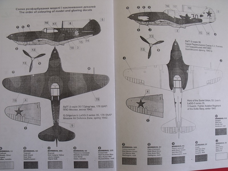 Lavochkine LaGG-3, Léningrad hiver 1942/1943 [Roden - 1/72ème] 154165LavochkineLaGG3004