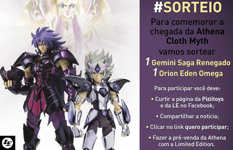 [SORTEIO] Concorra a 01 Saga de Gêmeos Renegado EX e a 01 Eden Orion SS Omega 184178sorteio