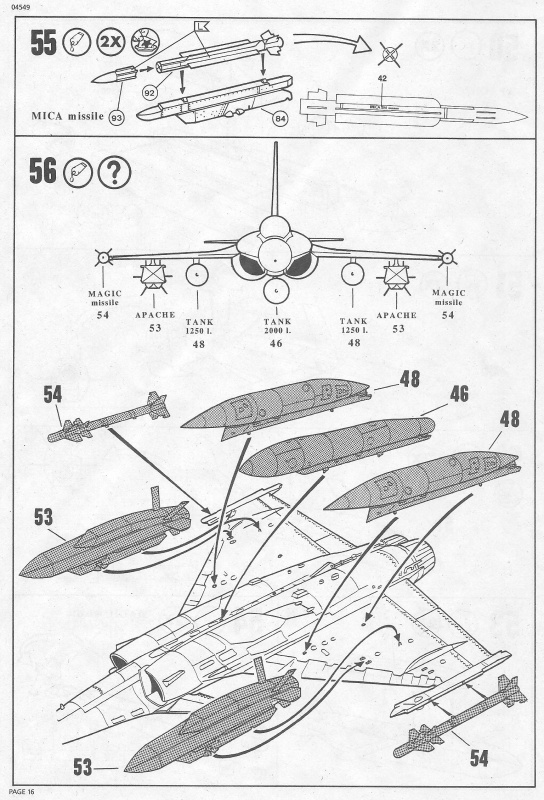 Rafale B Double seater [ Revell ] 1/48 189299RafaleBRevell148016