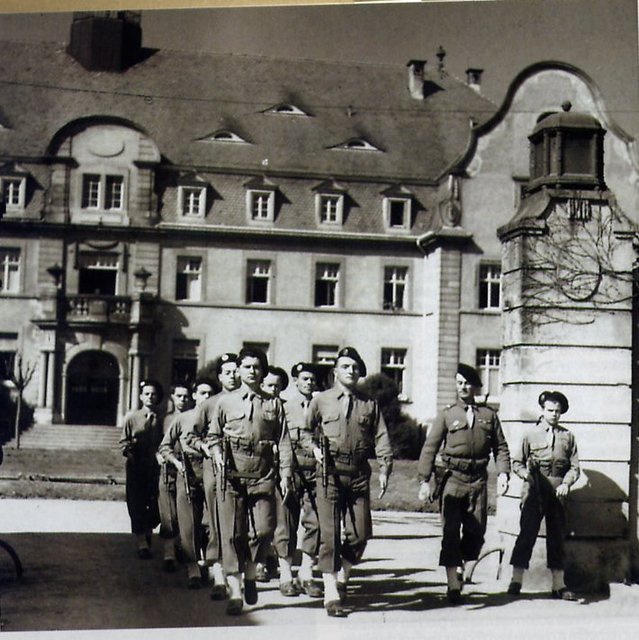 PIQUET D'HONNEUR DU BATAILLON 202163Rouffach1fevmars45