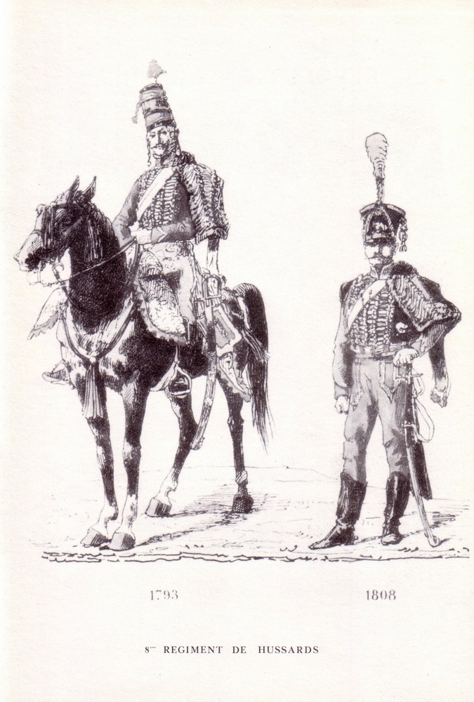  L'épopée Napoléonienne du 8 ème Régiment de Hussards  205127Historique8RHN05
