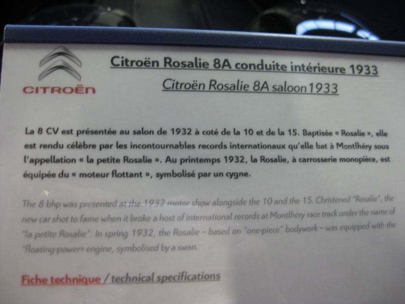 Visite au Conservatoire CITROËN en 2010 219605IMG0129