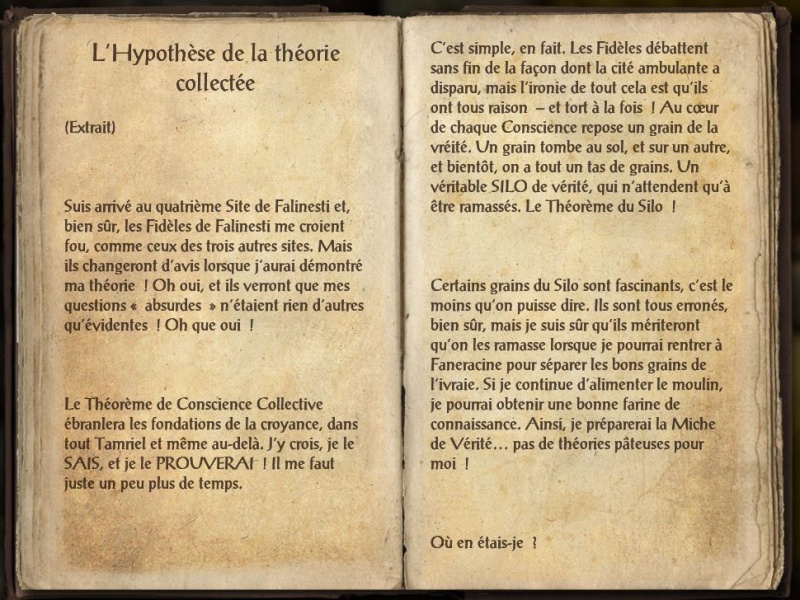 Recensement de livres sur les Bosmers 229203LHypothsedelaThorieCollecteExtrait1