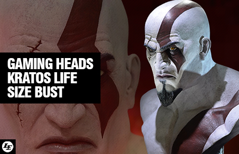 [Gaming Heads] Kratos Life Size Bust 229380kratos