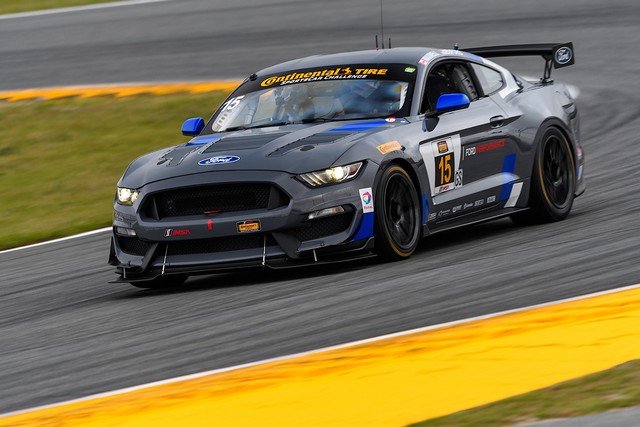 Premiers tours de pistes en Europe pour la Ford Mustang GT4 sur le circuit Paul Ricard 236345725701