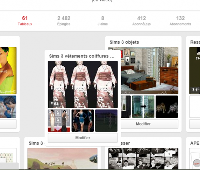 [Fiche] Guide pratique d'utilisation de Pinterest 238168modifierordretableaux