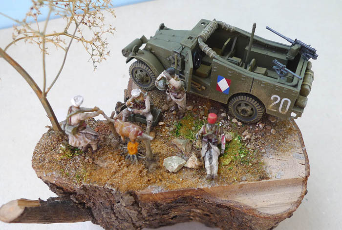 [6 juin 1944][Italeri]M3A1 Scout Car 2eme DB en route vers Paris 248320Mchoui22