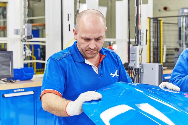 Le Groupe Renault inaugure la nouvelle ligne de production de l’Alpine A110 à Dieppe 250478212016332017FabricationdelAlpineA110lusinedeDieppe