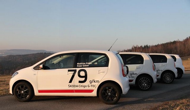 Quatre ŠKODA Citigo G-TEC au Rallye de Monte-Carlo des Energies nouvelles 254179SKODACitigoGTEC