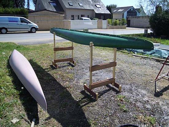 Reconstruction d'un kayak coque fibre ponté bois.... 25799911l