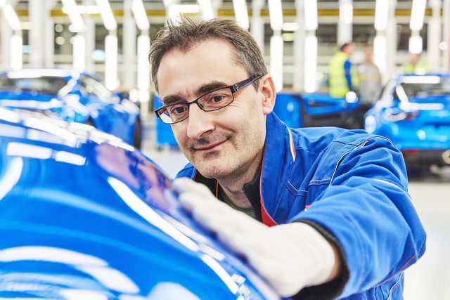 Le Groupe Renault inaugure la nouvelle ligne de production de l’Alpine A110 à Dieppe 261868212016352017FabricationdelAlpineA110lusinedeDieppe