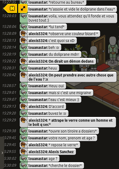 [CHU] Rapports d'actions RP de louanastar 265554RP33