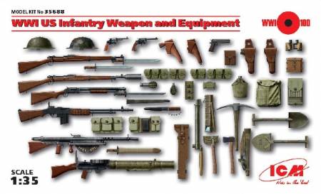 WWI  US Infantry Weapons... 266509HmichtoyTOYsoldier