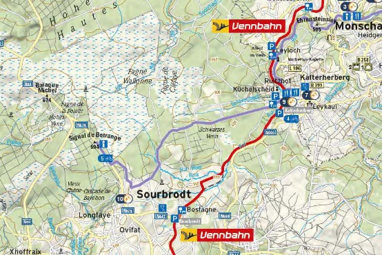 Balade à travers les Hautes Fagnes et sur la Vennbahn (saison 10) •Bƒ 274082BotrangeKalterherberg