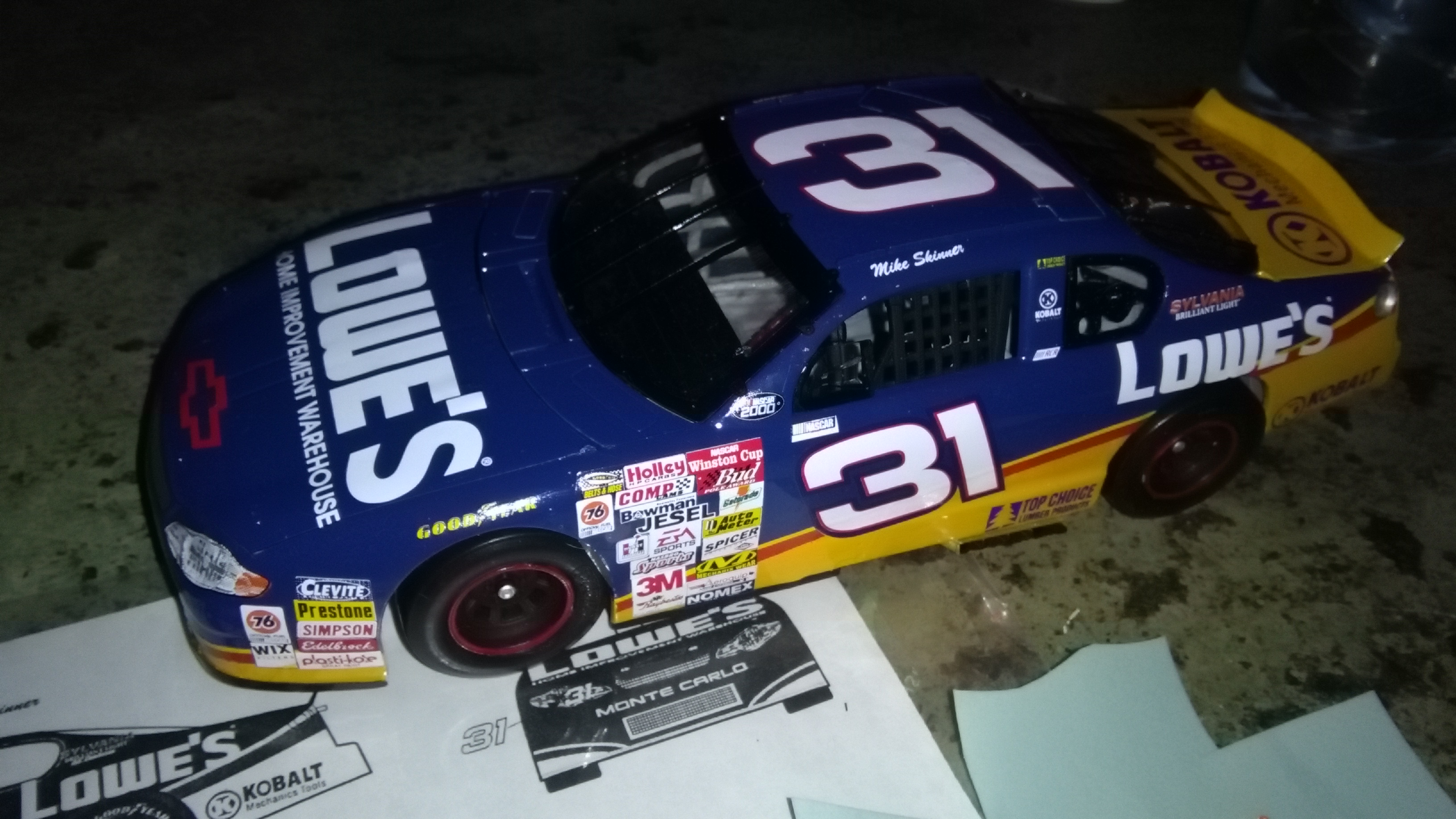  Chevy Monte-Carlo 2000-2002 #31 Mike Skinner Lowe's 276113IMG20151229221632