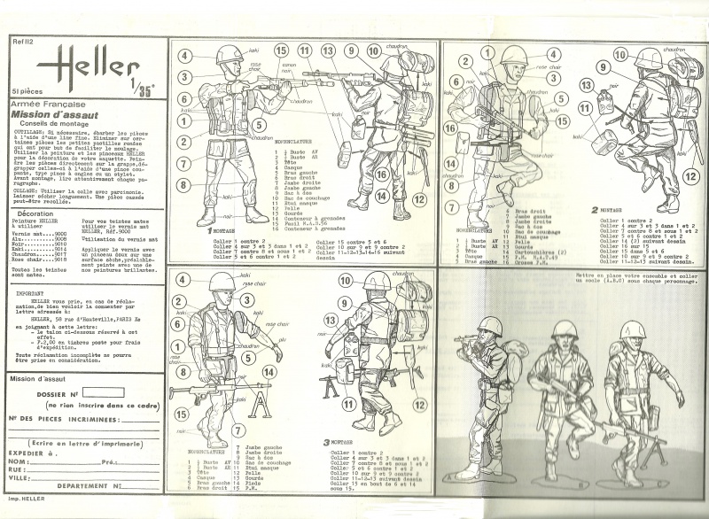 Groupe de combat FRANCE infanterie contemporaine MISSION D ASSAULT 1/35ème Réf 112 277238Heller112135002GroupedeCombatFranceMissiondAssaut