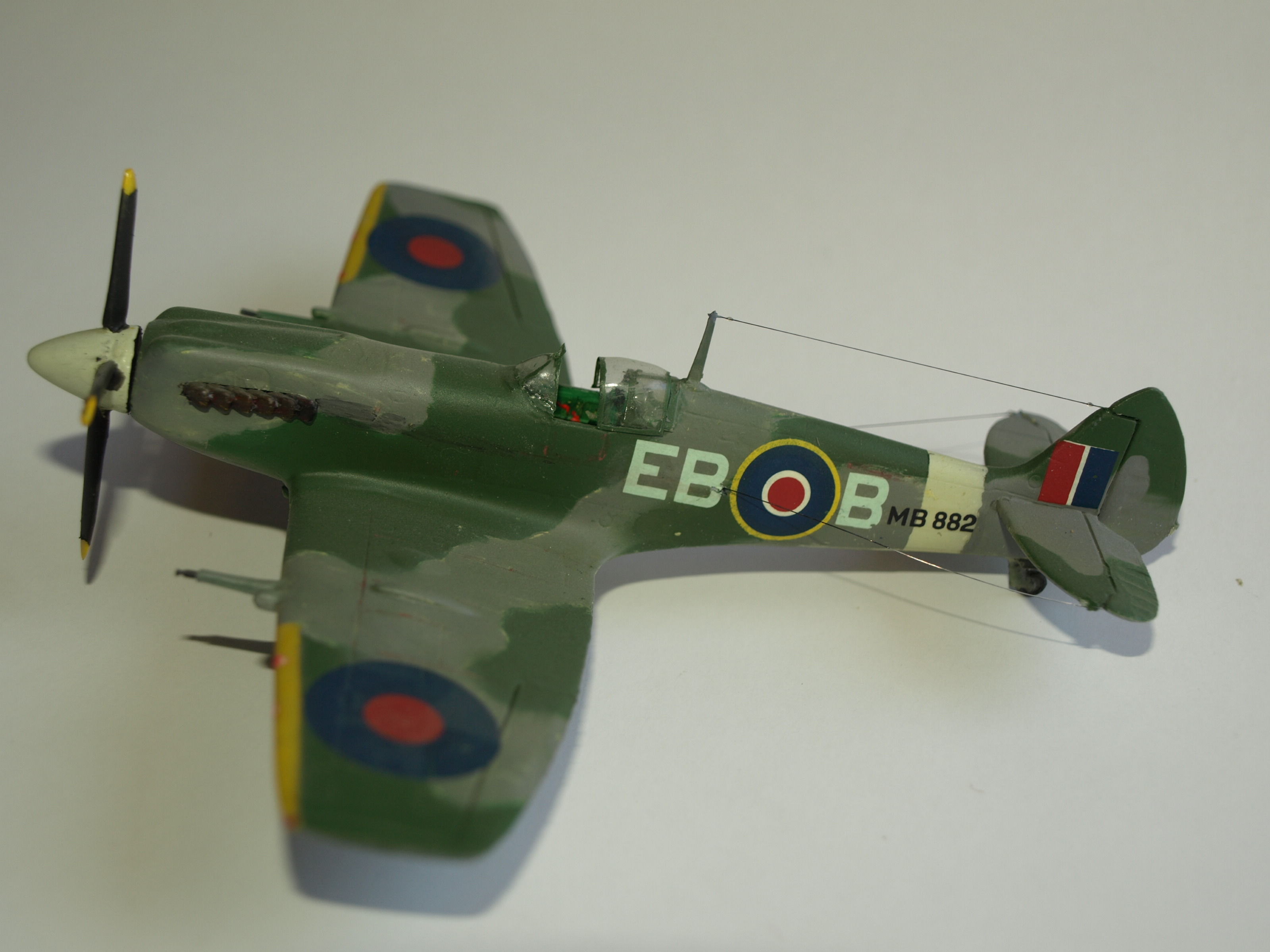 Matchbox Spitfire Mk IX transformé en Mk XII 1/72 (VINTAGE) 279406P4255526