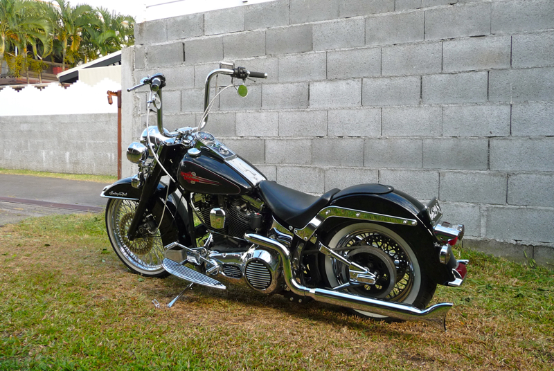 Fourche Double Bras Chrome 57cm velo chopper