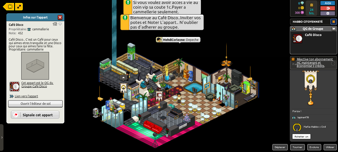 [-.-Amel-.- & lebossgossedu59] Café Disco [Mafia-Habbo] [02/04/2016] [M] 300685avantkfc