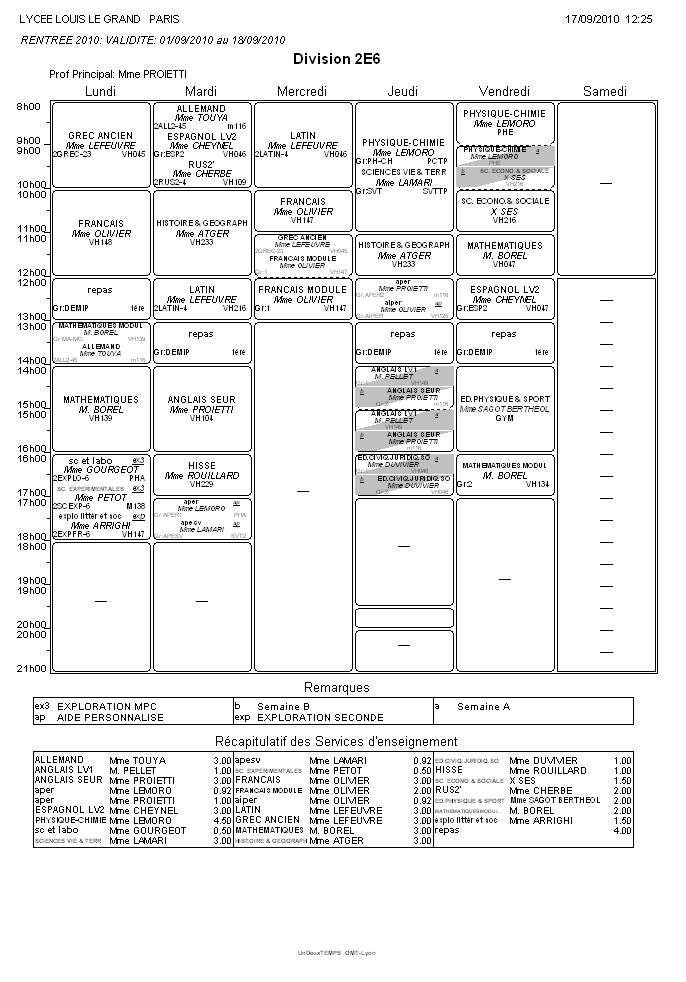 emploi - emploi du temps seconde 301755nouveauxemploisdutemps2e62