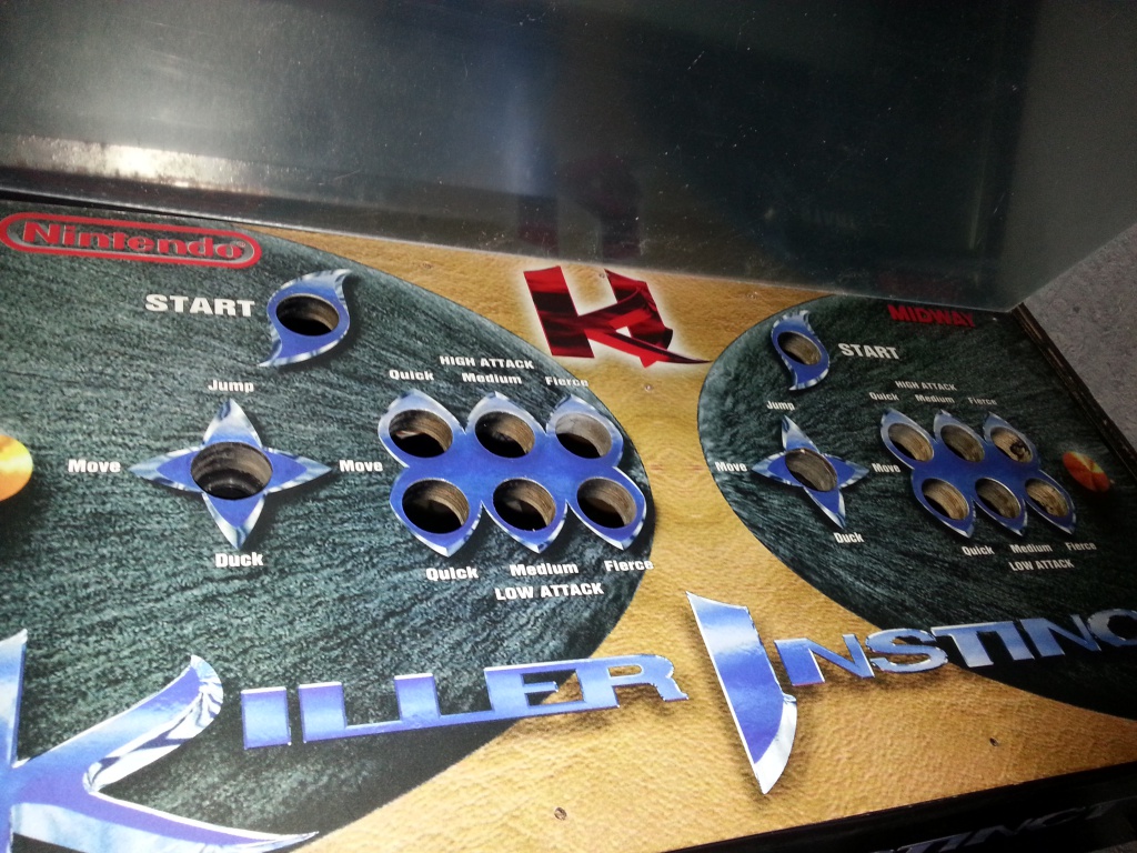 Fabrication d'une plaque de plexiglas pour panel de borne Killer Instinct 30260920130902173349