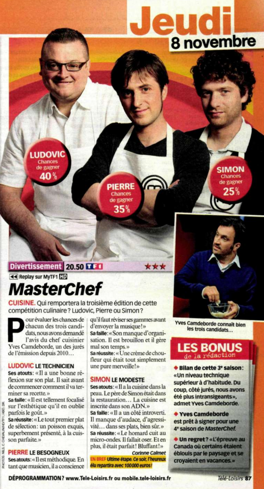 Masterchef saison 3 - toutes les infos  - Page 4 305957374