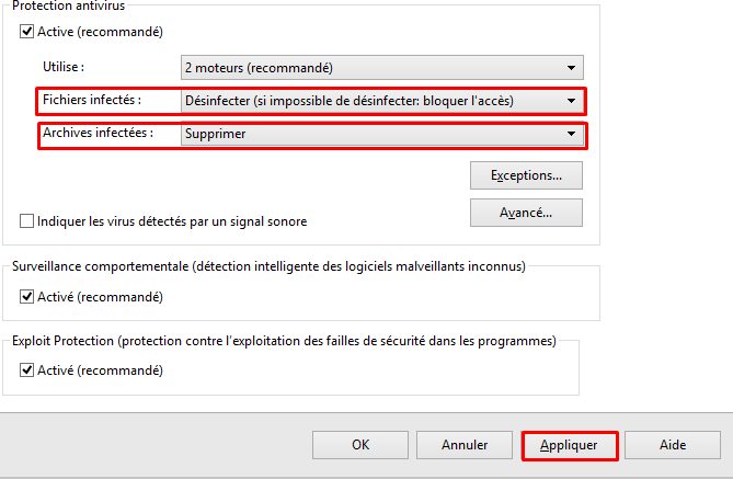 Test Gdata antivirus  307897Gdataparamtre2