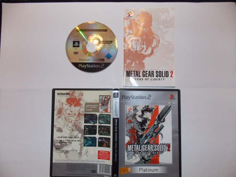 Metal Gear Solid 2 : Sons of Liberty 308037Playstation2MetalGearSolid2plat