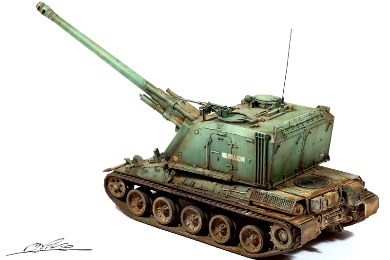 Canon 155 AMX  Au F1 Gaso-Line 1/48 311433auf112st