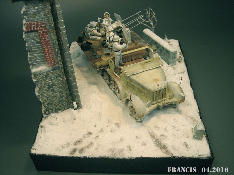 SdKfz 7/1 Flakvierling - Tamiya Miniart 1/35 312546Dio3708SdKfz71Vierli