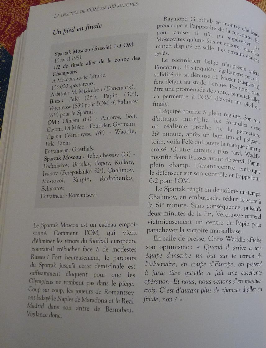 "L'OM.... ET LES LIVRES QUI NOUS PASSIONNENT" ? - Page 5 316171Photo071