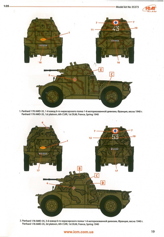  Panhard 178 AMD-35 [ ICM ]1/35 324795Panhard178AMD35ICM020135