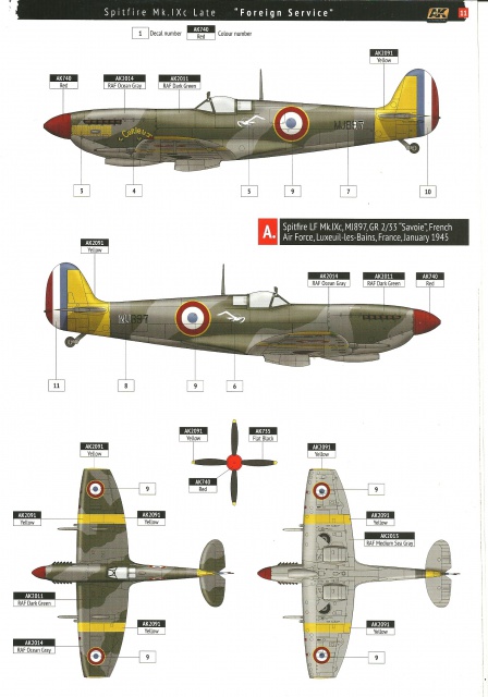 [AK Interactive] SUPERMARINE SPITFIRE MK IX C 1/48ème Réf AK148001 326566SpitfireMkIXCAKInteractive012