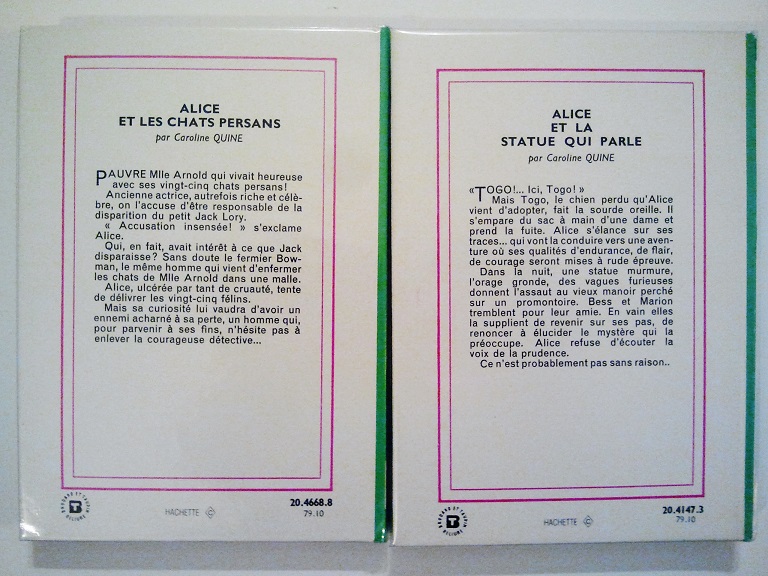 Les anciennes éditions de la série Alice. - Page 6 329182m006