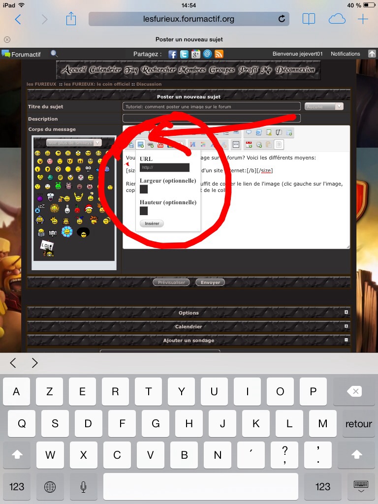 Tutoriel: comment poster une image sur le forum 333786image