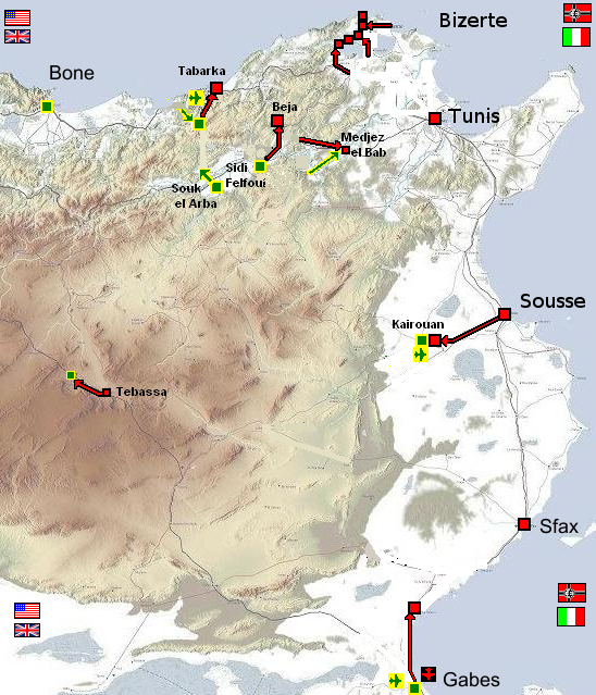 Tunisie 1942 - Situation 340980over22