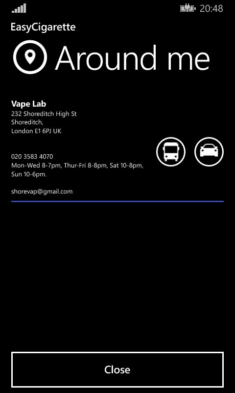 EasyVape Application pour Windows / Android 358624AAEC3