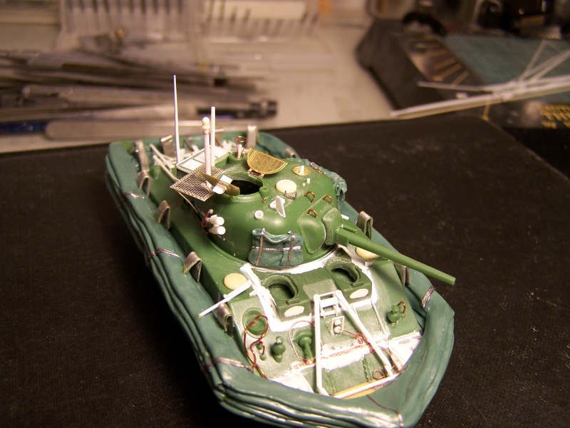 Conversion Sherman Duplex Drive diorama "Juno Beach" partie 2 3626781007167