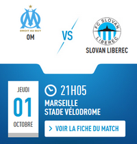 [OM - Slovan Leberec] Gagner avant dimanche {0-1} 36627820150927160816