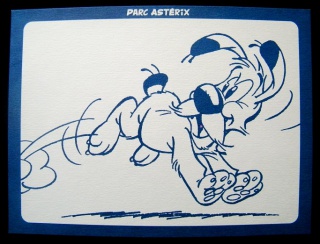 2001 - Parc Astérix - Carte à colorier 3683726362