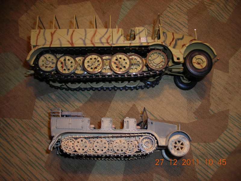 Porte-char Altaya SdKfz.9 + Remorque SdAh.116 - 1:72 - 1943 - Sans Char - Très Bon état