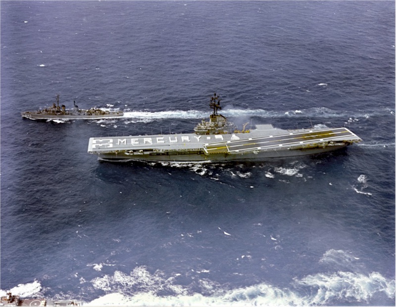 US NAVY PORTE-AVIONS CLASSE ESSEX (3EME PARTIE) 370312USSKearsargeCVS33etUSSFletcherDD449Mercury9mai1963