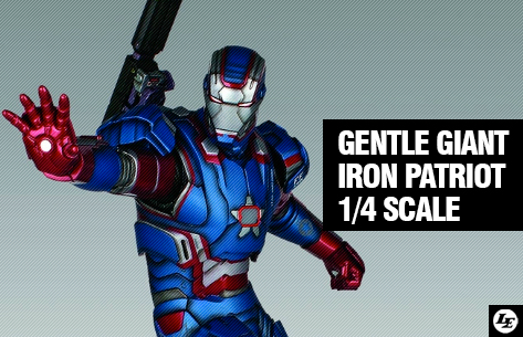 [Gentle Giant] Iron Man 3: Iron Patriot Statue - 1/4 Scale 372101patriot