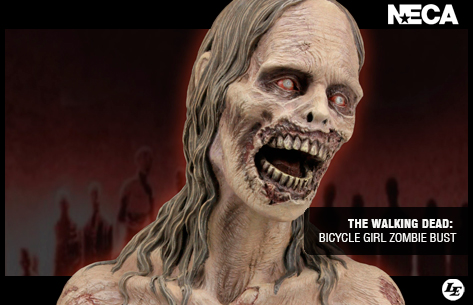 [NECA] The Walking Dead: Bicycle Girl Zombie Bust 373929twd