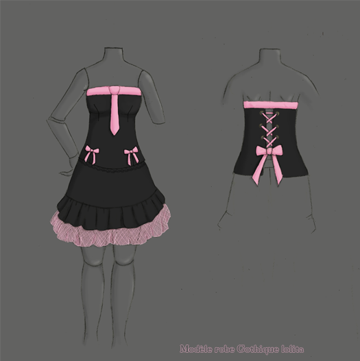 [demande aide] créer une robe gothic lolita pour MH 388622robegothlolita