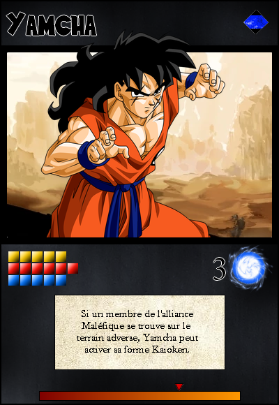 Jeu de cartes RPGDBZ 390360YamchacarteN31